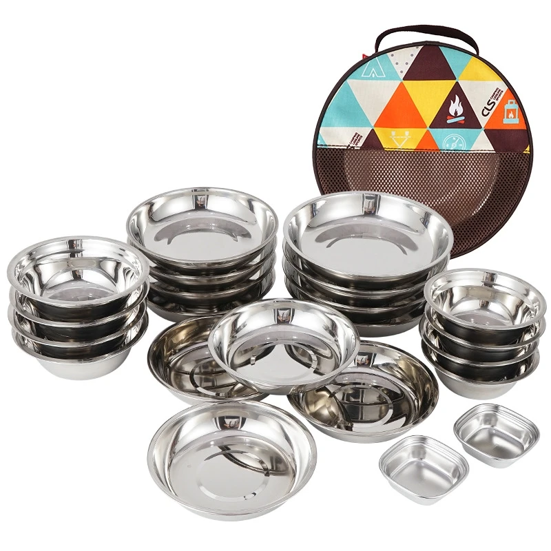 Camping Cooking Dining Set - طقم أطباق طعام محمولة لطهي المخيم