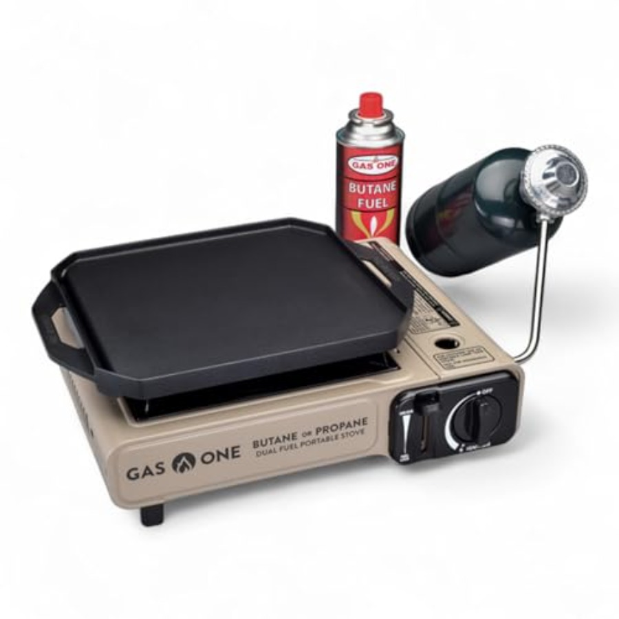 Camping Cooking Flat Top - شواية غاز مسطحة من جاس ون