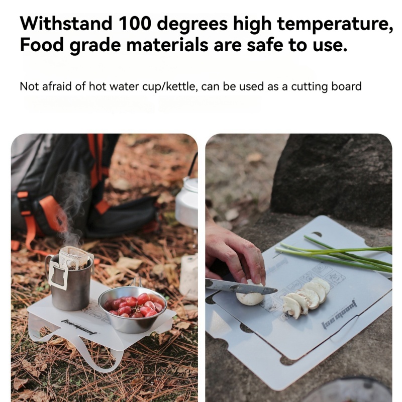 Camping Cooking Dining Set - في الهواء الطلق لوحة PP طاولة