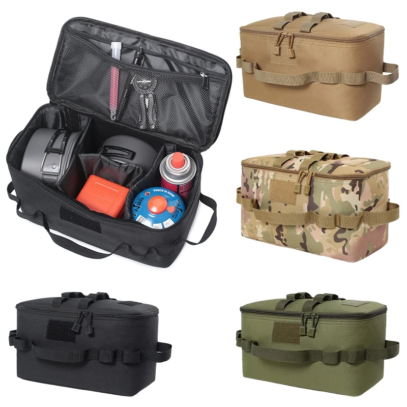 التخييم خزان الغاز حقيبة التخز - مراجعة Camping Cooking Organizer وسعره