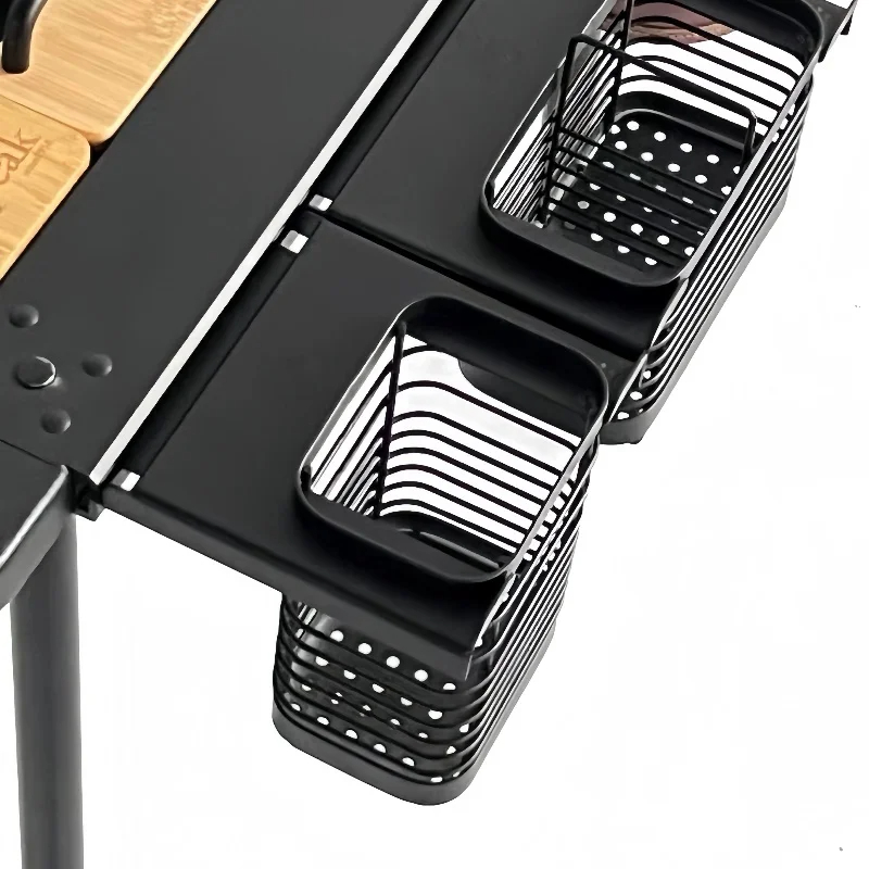 سلة عود الطعام للتخييم في الهو - مراجعة Camping Cooking Organizer وسعره