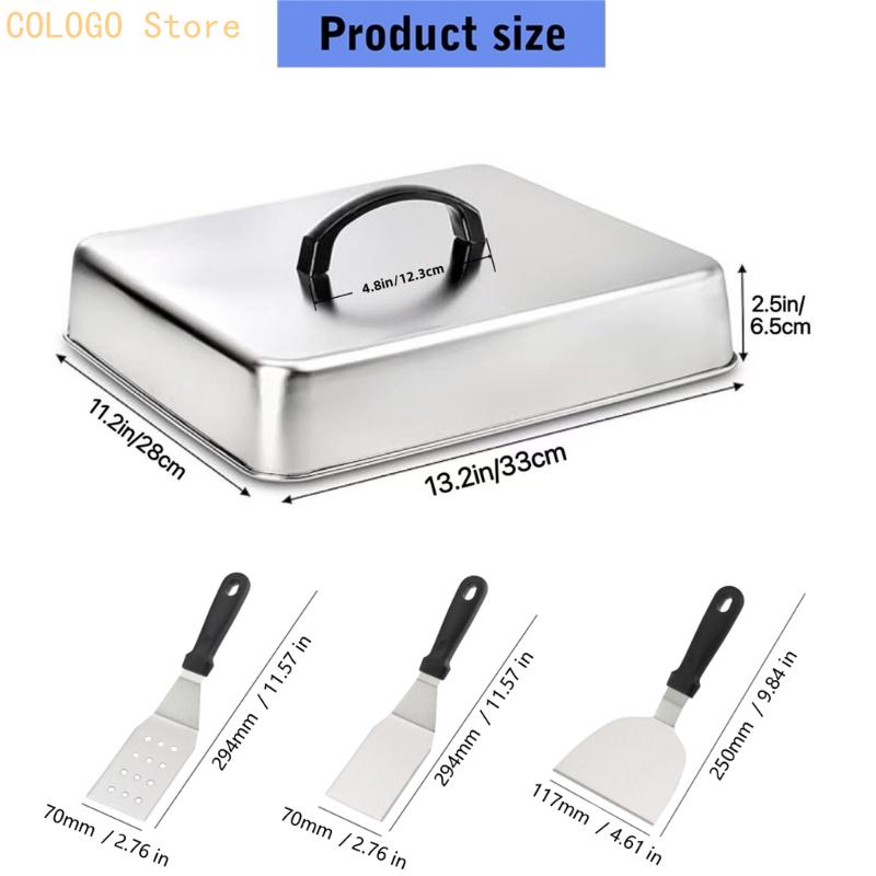 غطاء طعام مربع للطهي المسطح وا - مراجعة Camping Cooking Flat Top وسعره