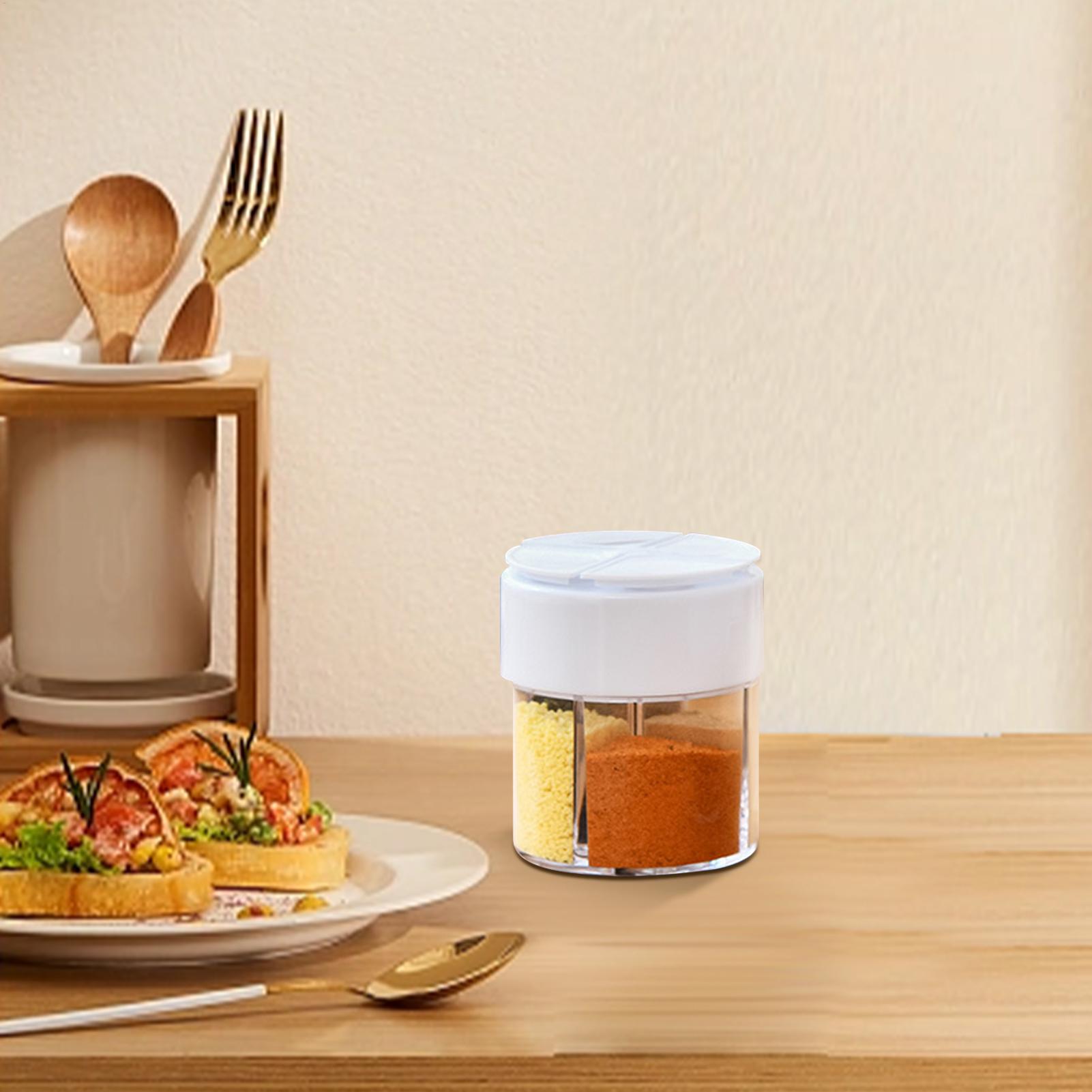حاويات التوابل، حاوية ملح شفاف - مراجعة Camping Cooking Container وسعره