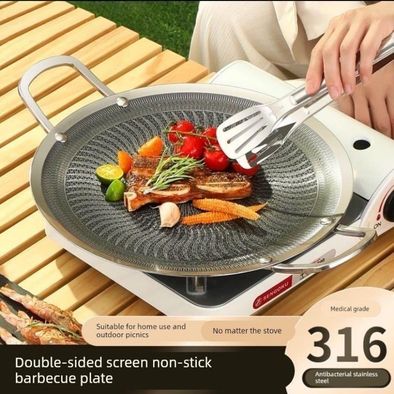 مقلاة شواء متعددة الوظائف من ا - مراجعة Camping Hiking Cooking وسعره