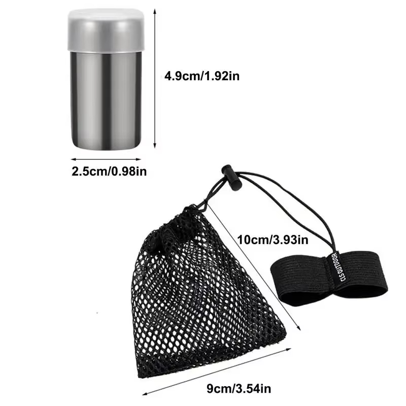زجاجة توابل صغيرة محمولة للتخي - مراجعة Camping Cooking Container وسعره