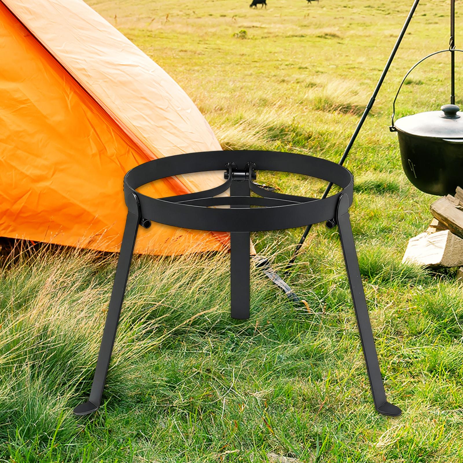 حامل طهي قابل للطي من الحديد ل - مراجعة Camping Hiking Cooking وسعره