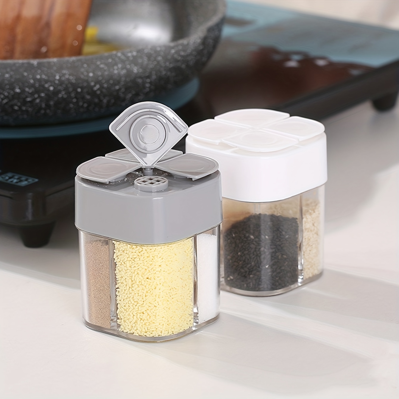 4in1 التخييم التوابل شاكر برطم - مراجعة Camping Cooking Container وسعره
