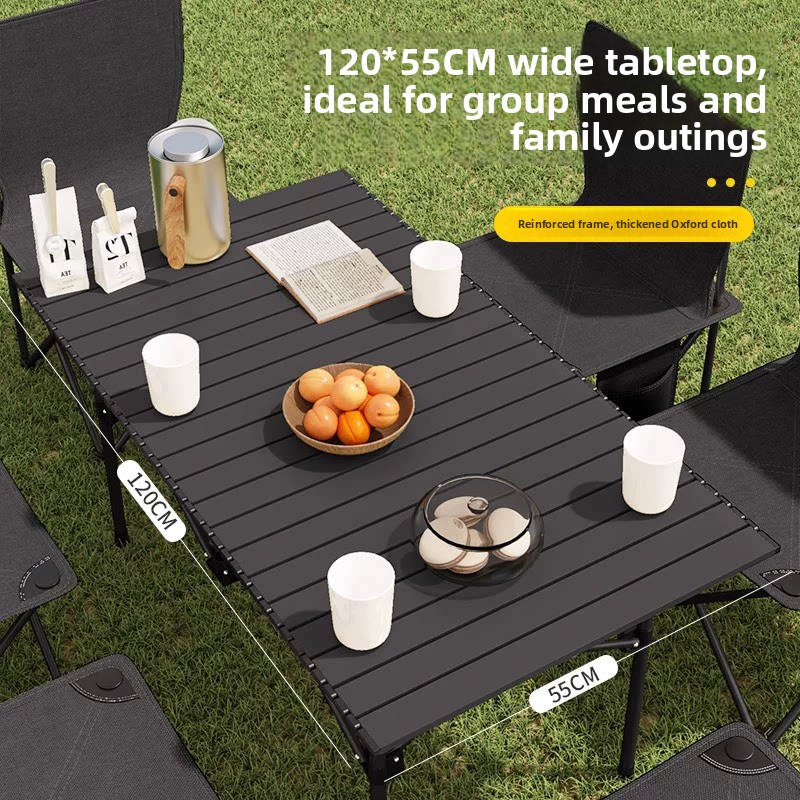 طاولة نزهة محمولة للتخييم في ا - مراجعة Camping Cooking Table وسعره