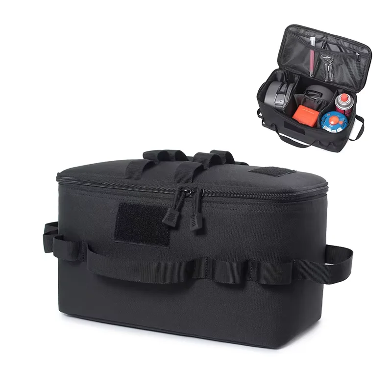 حقيبة تخزين كبيرة السعة للتخيي - مراجعة Camping Cooking Organizer وسعره