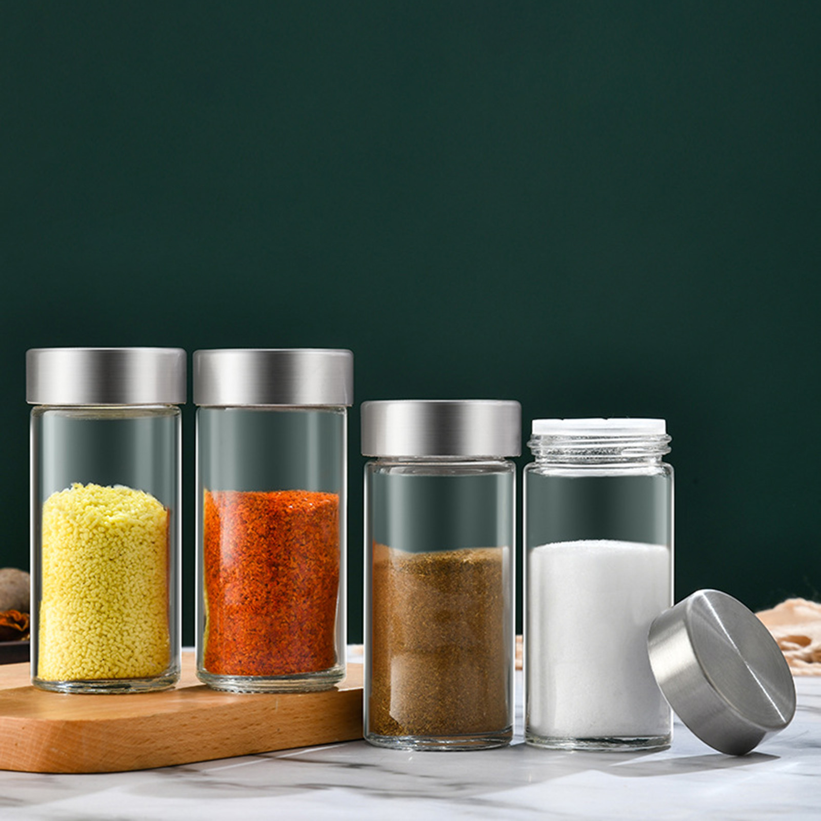 زجاجة ملح وفلفل ، برطمان توابل - مراجعة Camping Cooking Container وسعره